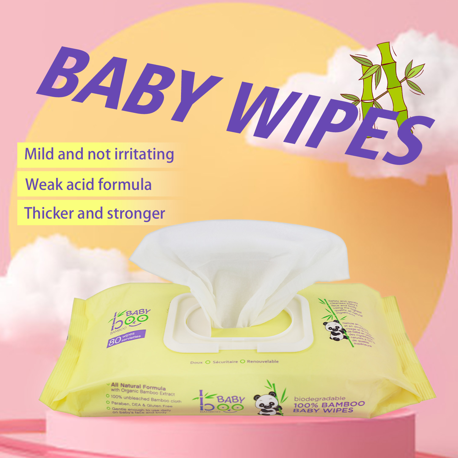 Baby Wet Wipes Manufacturer Soft Water Wipes For Baby