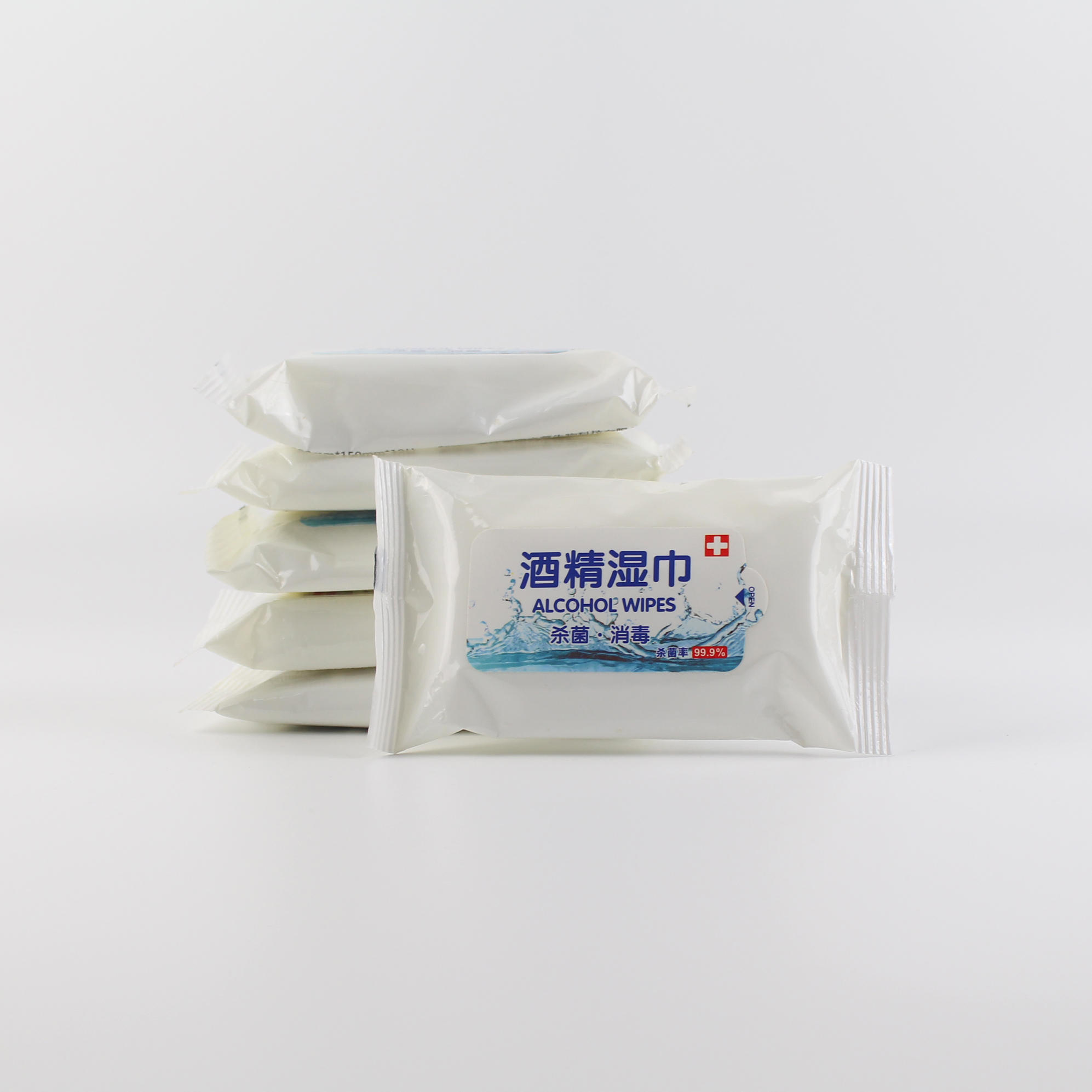 Wet Wipes Manufacturer 75% Alcohol Ro Pure Water Disenfecting Sanitizing 