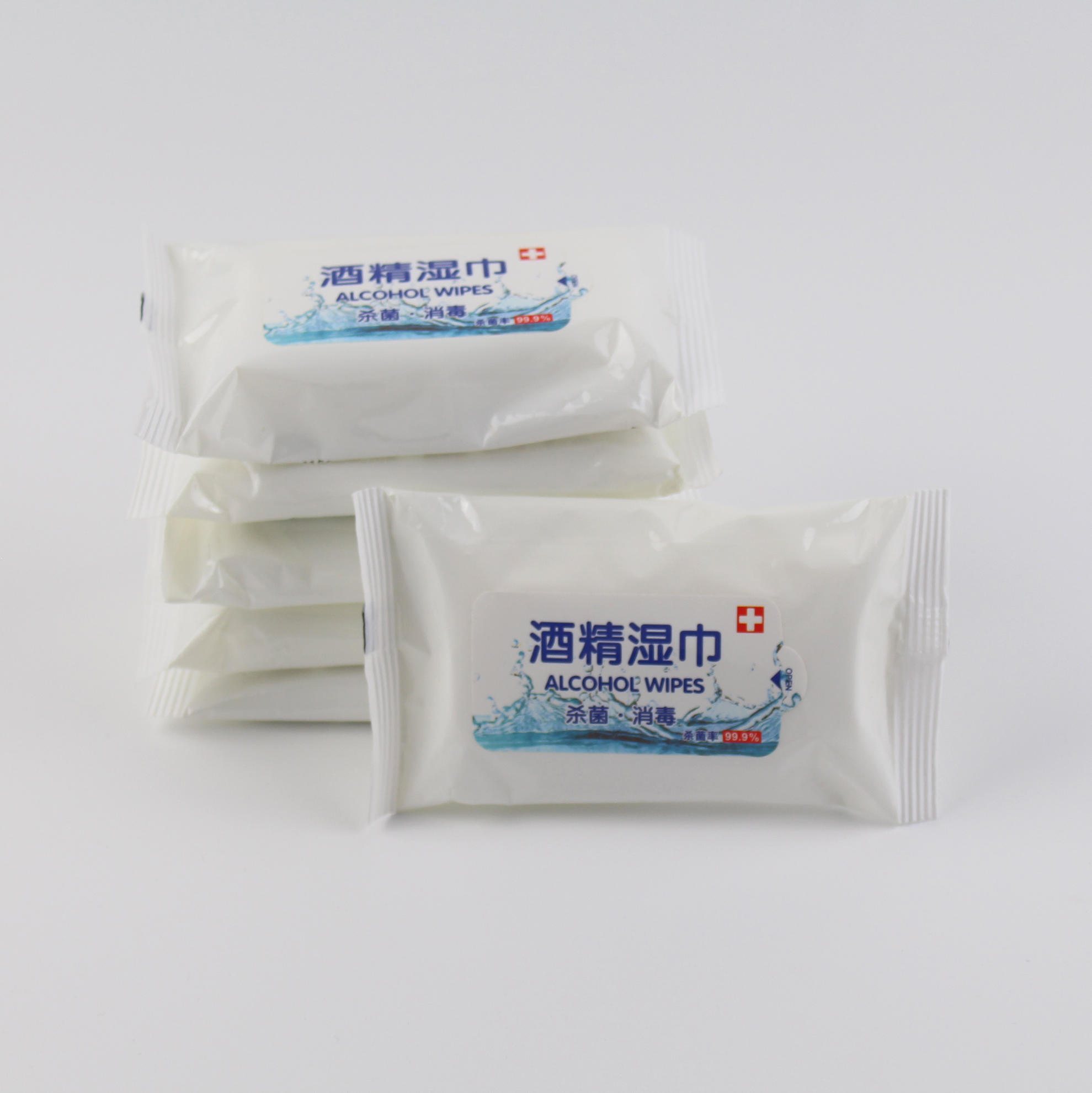 Wet Wipes Manufacturer 75% Alcohol Disinfecting Hand Wash Sanitizer Wet Wipes