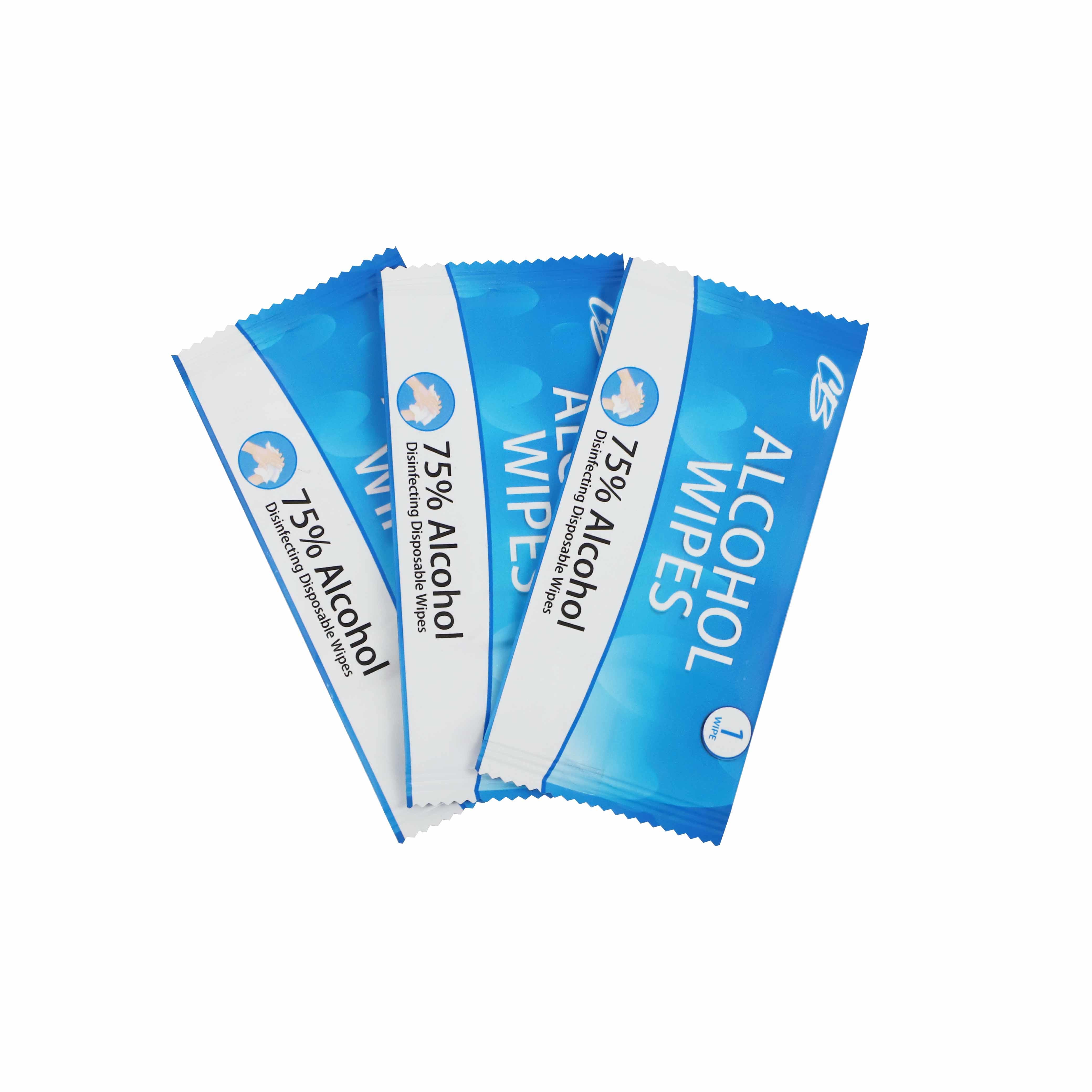 75% Alcohol Wipes manufacturer  Sanitizing Cleaning Wet Wipes with Soft Spunlace Non-Woven