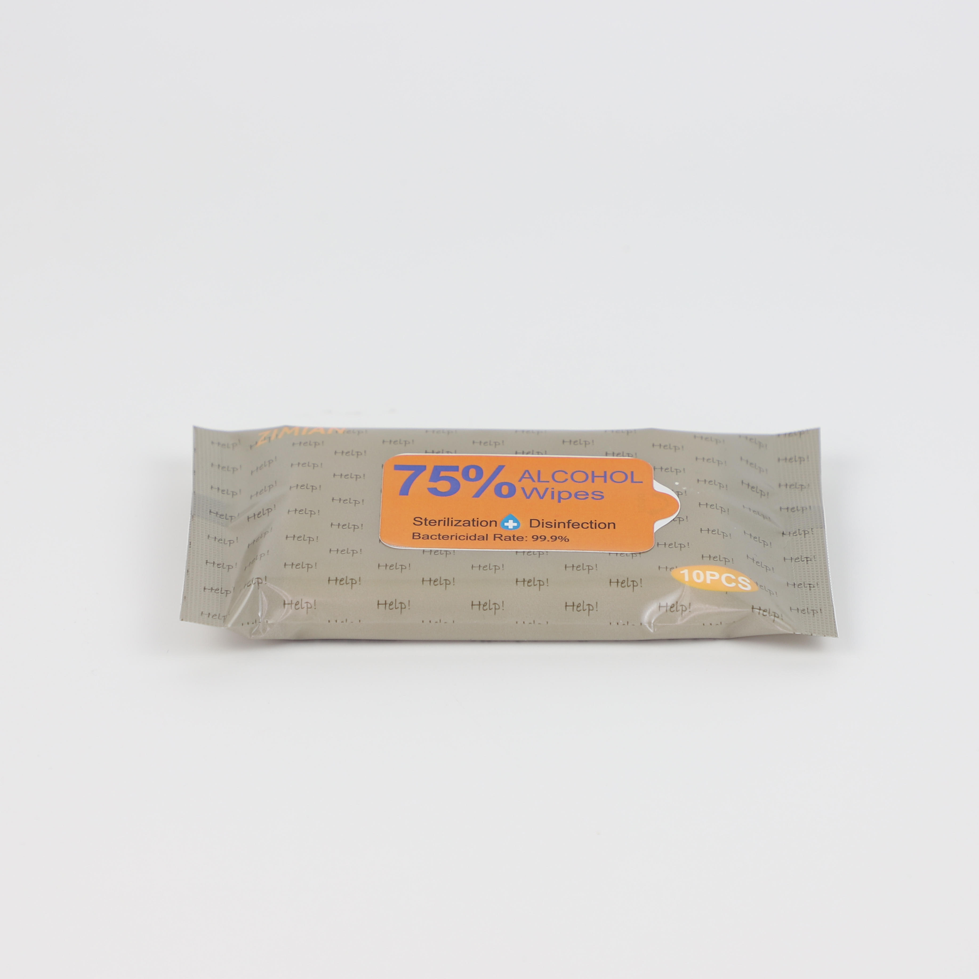 Alcohol Wet Wipes Manufacturer with 75% Content 10PCS 