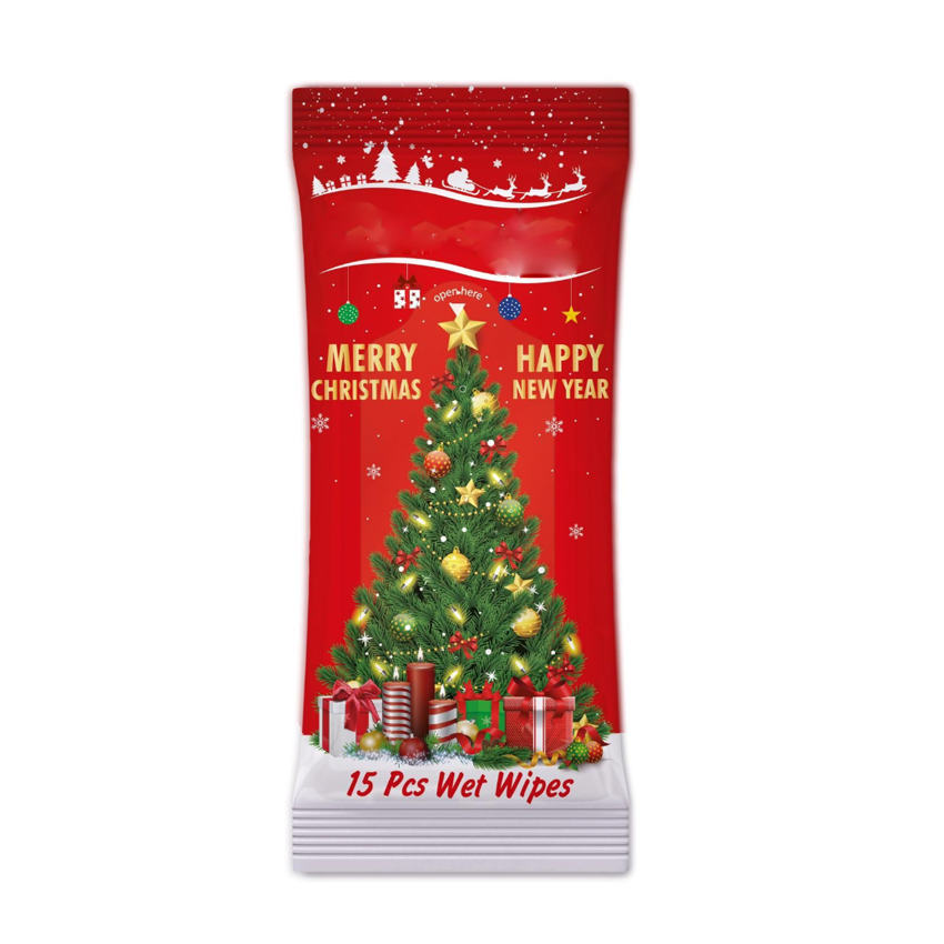 Baby Wet Wipes Manufacturer Alcohol Free Wet Wipes For Christmas Party