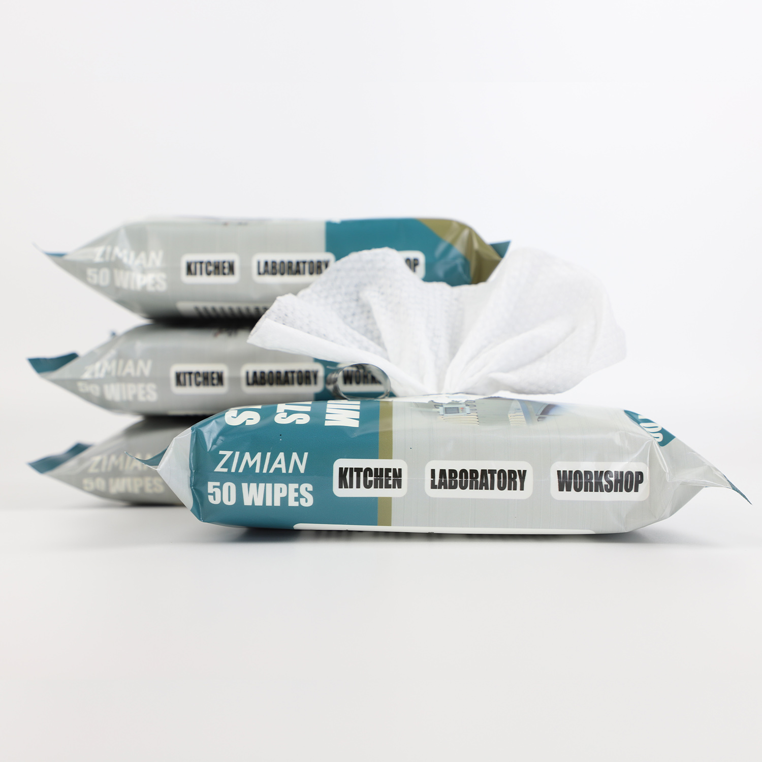 Kitchen Wet Wipes Manufacturer Lemon Fragrance Cleaning Wipes 