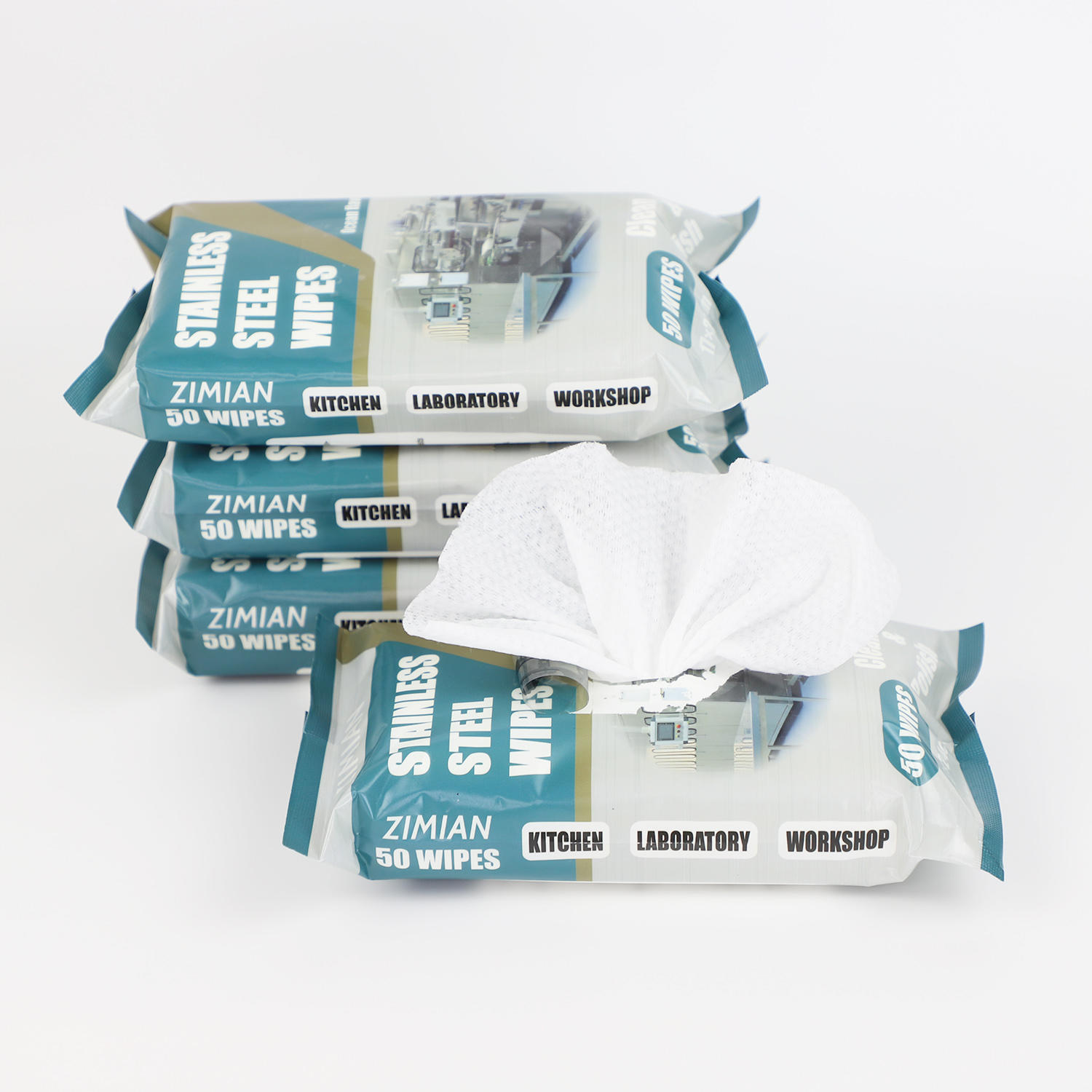 Wet Wipes Manufacturer Multi-Surface Antibacterial Cleaning Wipes No Water Stains 