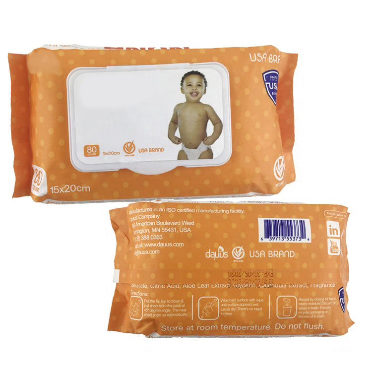 Baby Wet Wipes Manufacturer Organic Cloth Baby Wipes For Sensitive Skin
