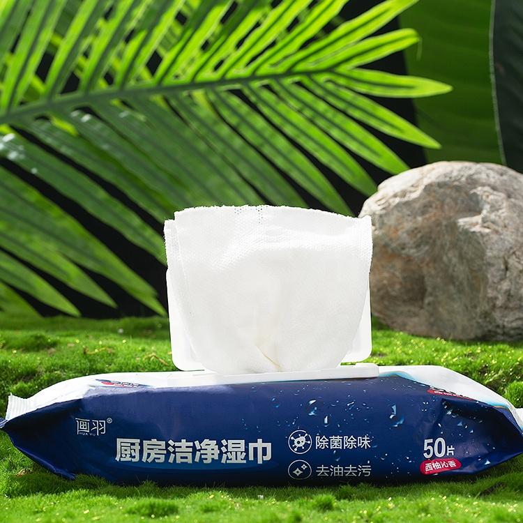 Kitchen Wet Wipes Manufacturer Bamboo Disinfecting Cleaning Wipes 