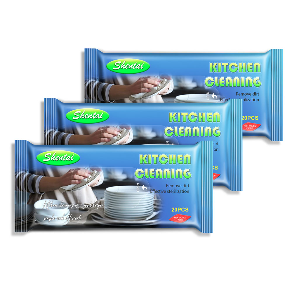 Kitchen Wet Wipes Manufacturer Kitchen Anti-grease Wipes 