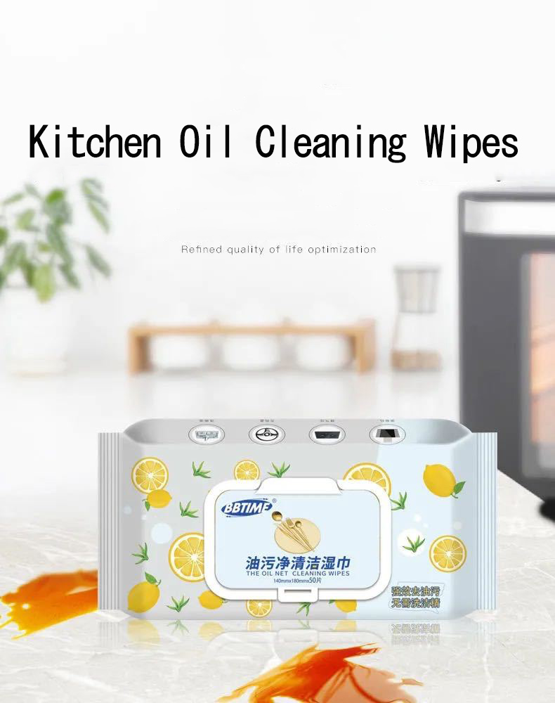 Kitchen Wet Wipes Manufacturer Powerful Cleaning Wipes 