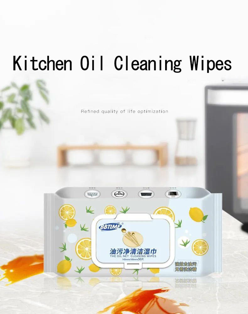 Kitchen Wet Wipes Manufacturer Powerful Cleaning Wipes 