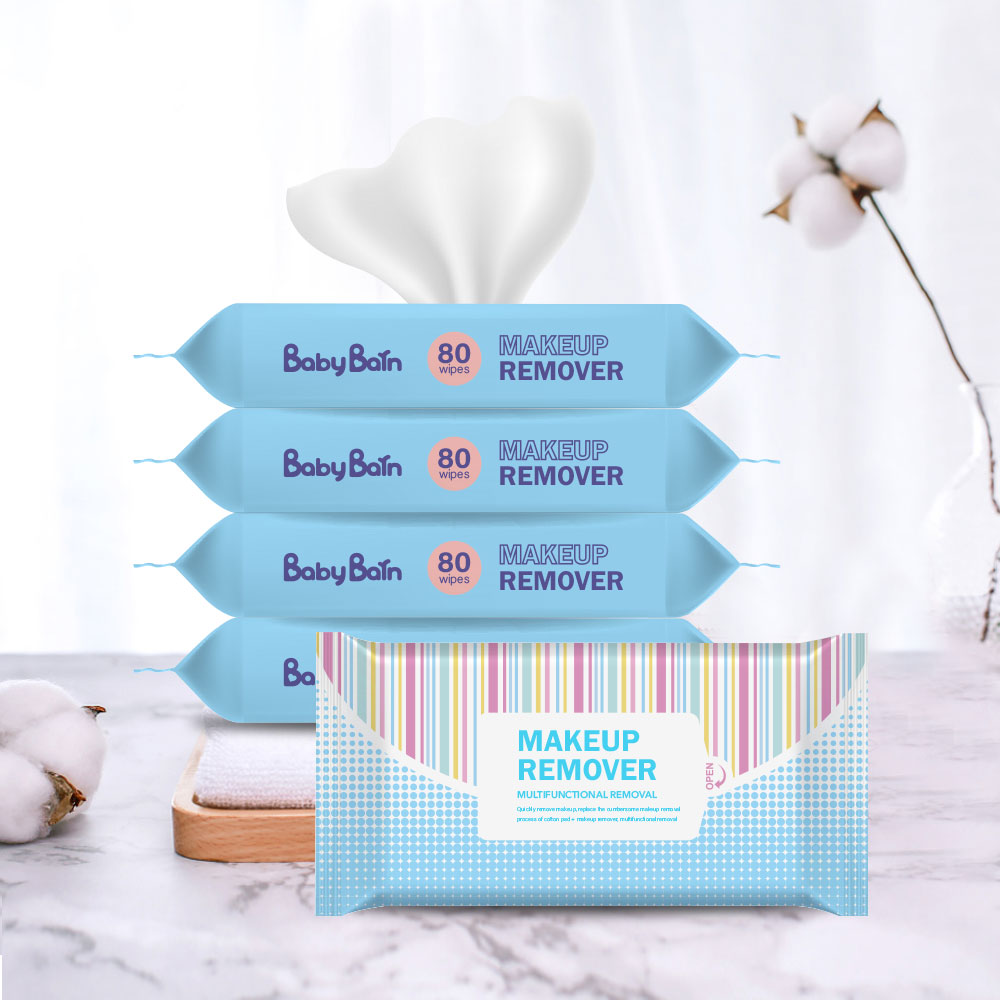 Makeup Remover Wet Wipes Manufacturer Deep Cleaning Wipes For Sensitive Skin