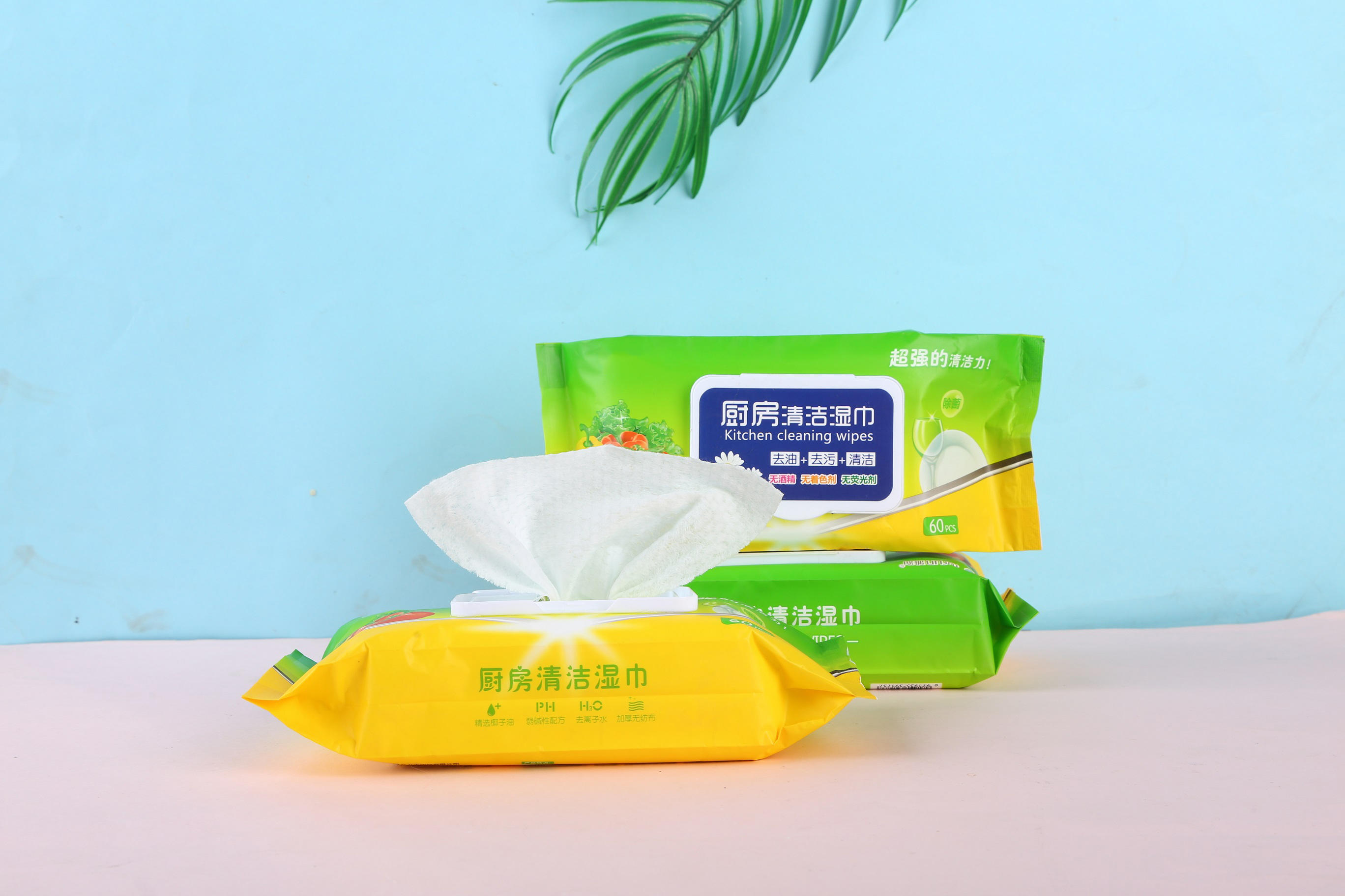Kitchen Wet Wipes Manufacturer Bathroom and Kitchen Cleaning Wipes Multi Purpose Scented Wipes