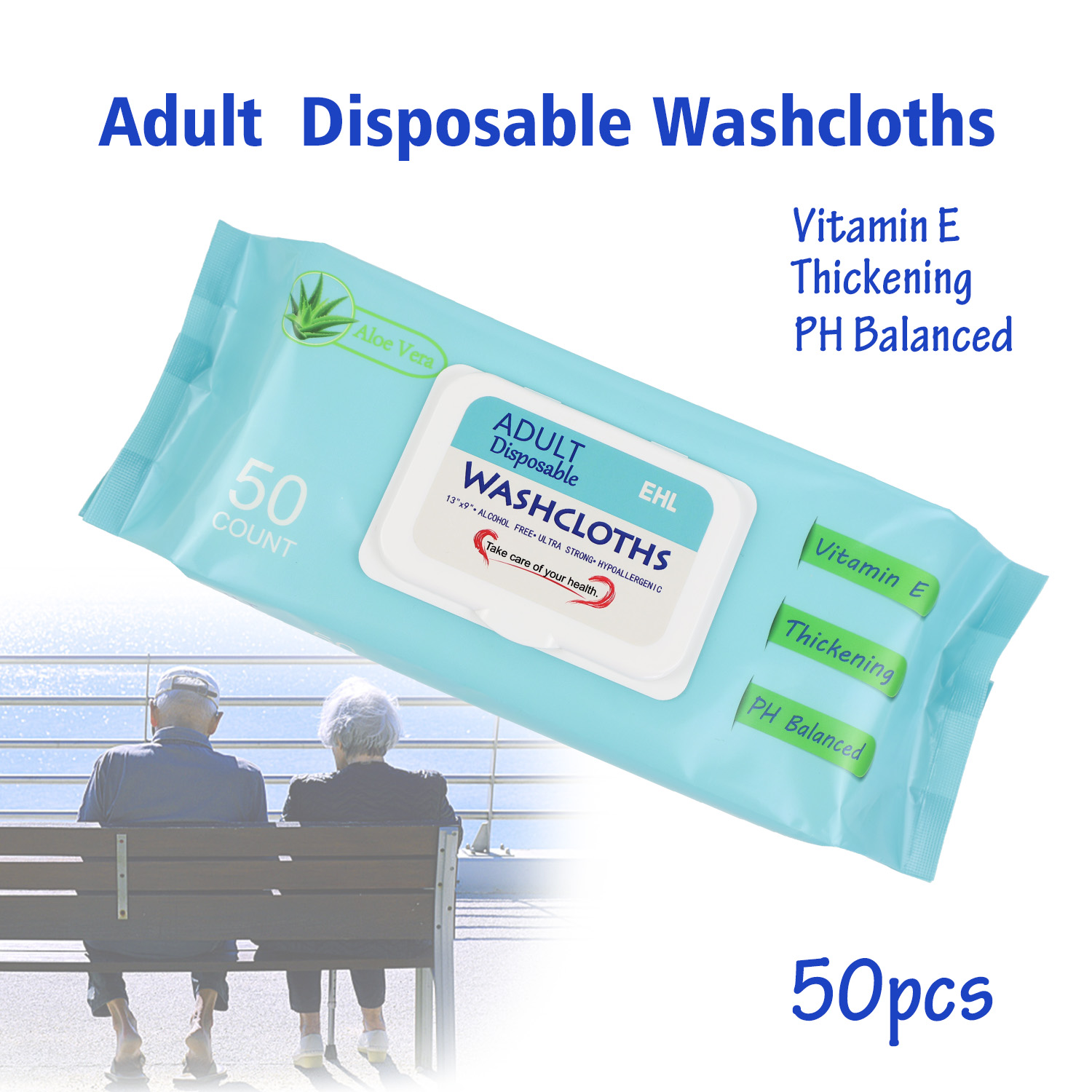 Elderly wipes Big Size Body Wet Wipes 