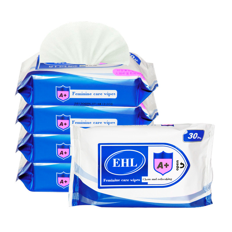 Feminine Wet Wipes Flushable Butt Wipes Lavender Scent, Biodegradable with Botanicals