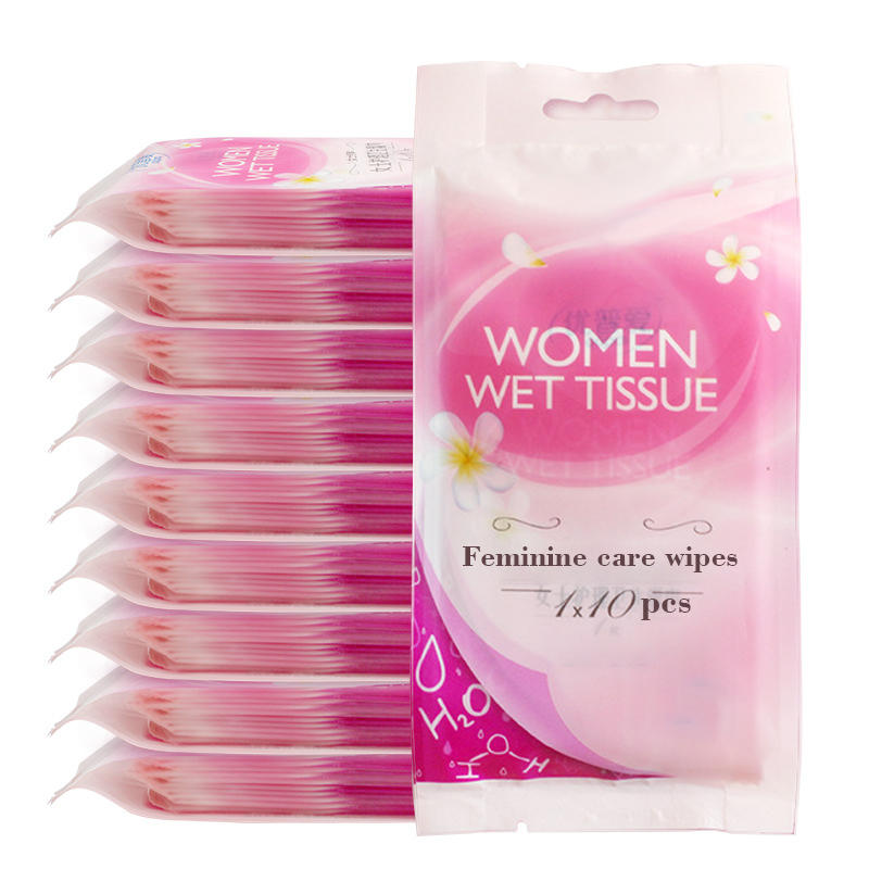 Feminine Wet Wipes Biggest Rosewater with Aloe Septic and Sewer Safe
