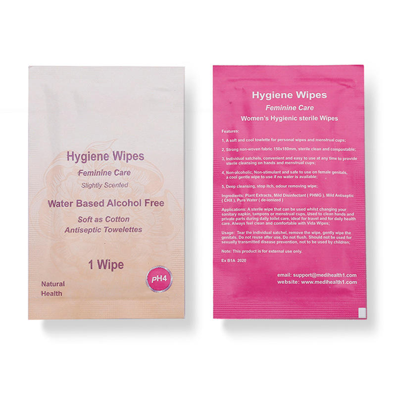 Wipes for Women pH Balanced Infused with Vitamin-E & Aloe