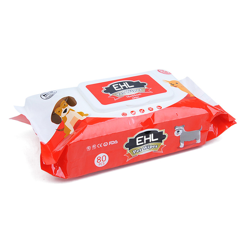 Grooming Wipes Hypoallergenic Pet Wipes for Dogs Cats Plant-Based Earth-Friendly Deodorizing