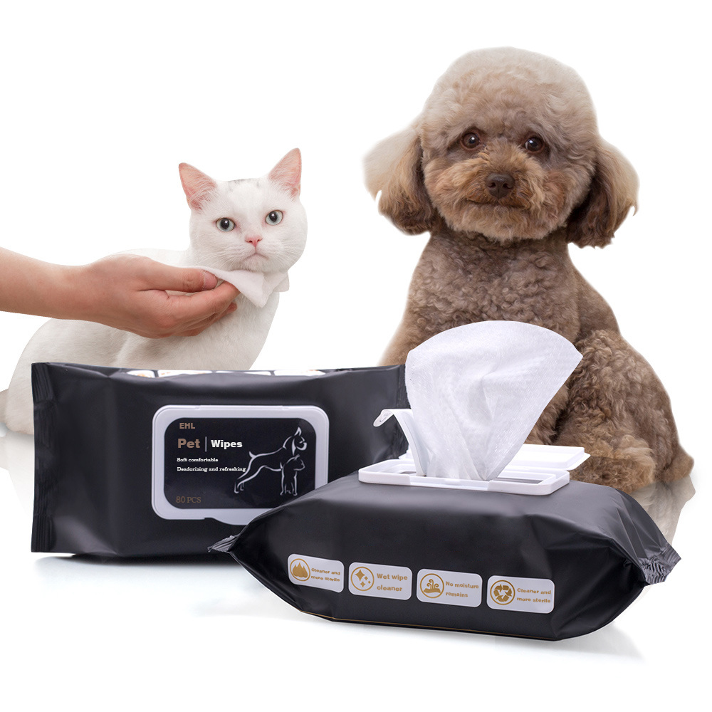  Multi-Purpose Wipes Vitamins A C E Fragrance-Free Hypoallergenic Dog Wipes for All Pets