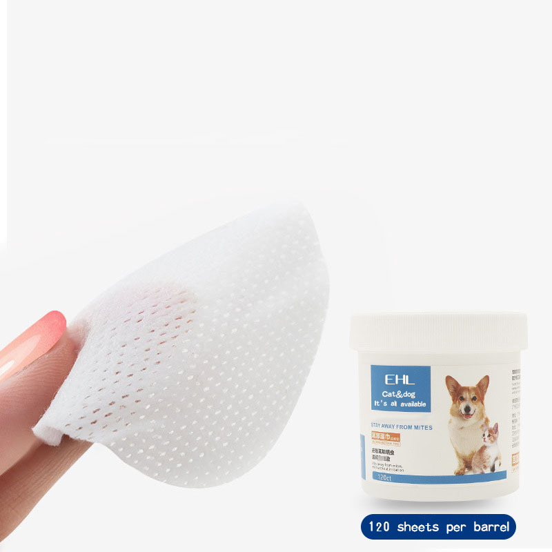Pet Cleaning Teeth Cat Dog Oral Calculus Removing Finger Wet Wipes