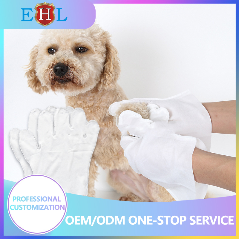 Pet Spa Wipes Bathing Clean Gloves Cleaning Brush Glove Heat Resistant Multi-purpose For Kitchen Pet Cleaning