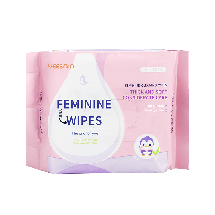 Fruit Flavor Female Earth Friendly Woman Feminine Hygiene Wet Wipe for Girl
