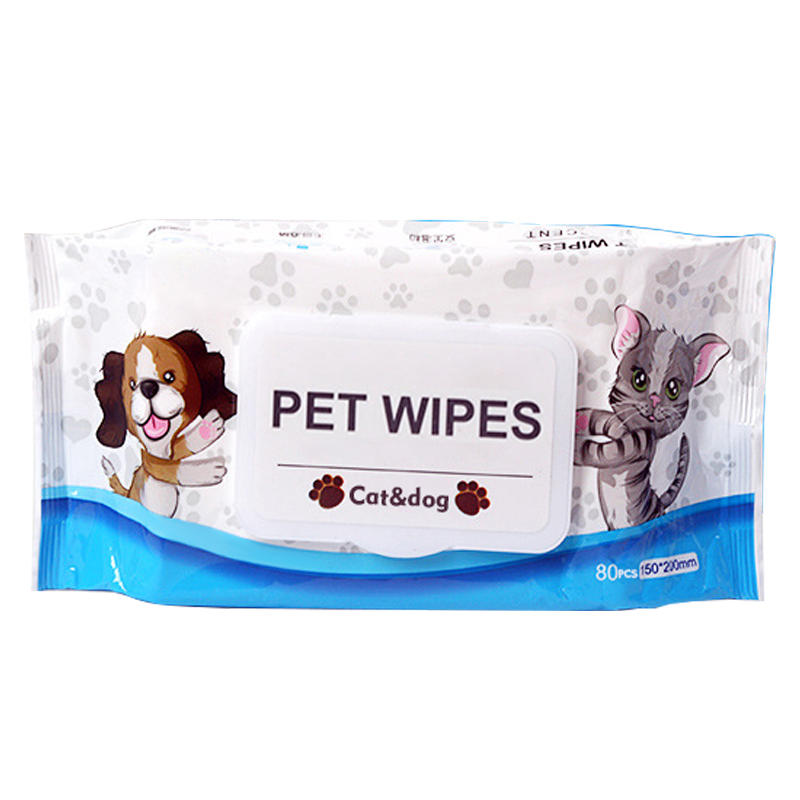 Thick Soft Dogs Deodorant Pet Cleaning Wet Wipes