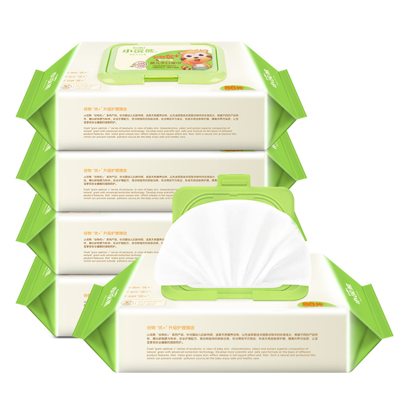 Multi-purpose Biodegradable Pure Water Vegetarianism Baby Wipes 