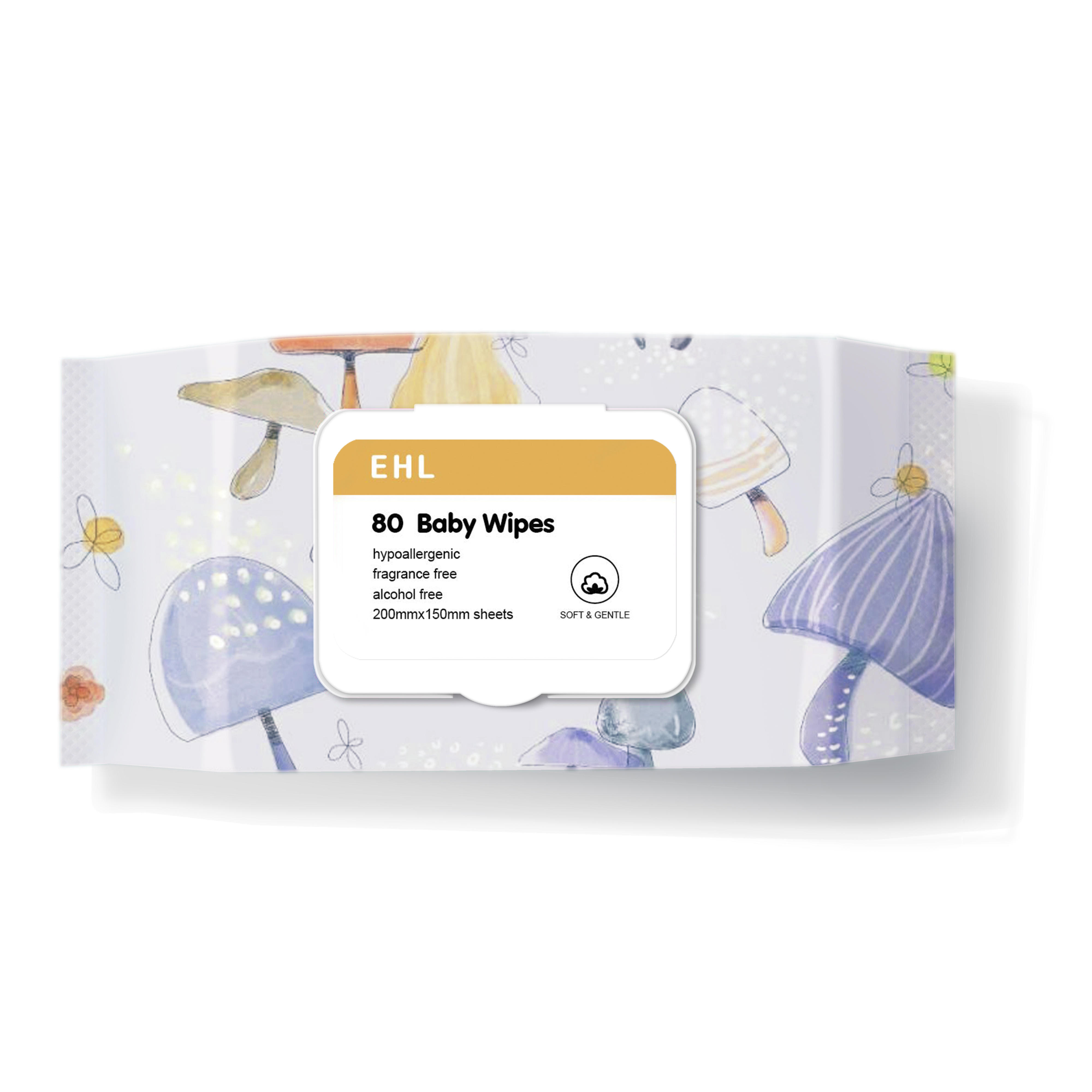 Multi-purpose Soft 100% Biodegradable Wipes For Baby Face