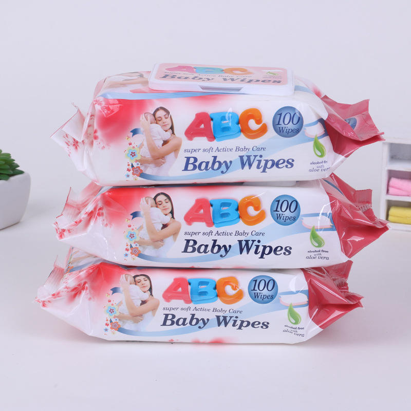 Cleaning Baby Wet Wipe for Face and Hand Use