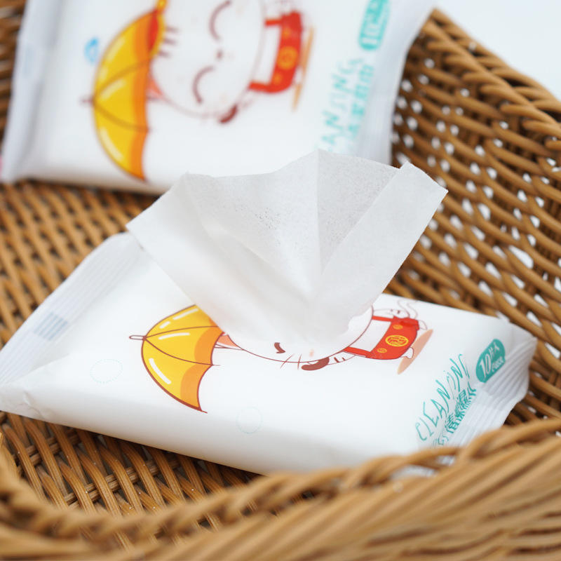 100% Bamboo Natural Fabric Biodegradable Baby Wet Wipes