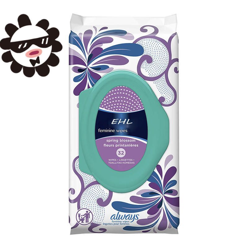  Biodegradable Bactericidal & Antibacterial Women Cleanning Wipes