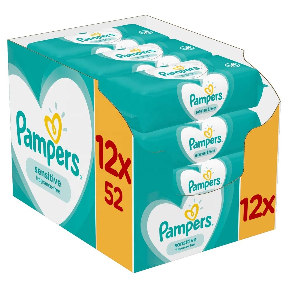 Wipes Flushable Dispenser Unscented Wet Wipes with Aloe for at-Home Use