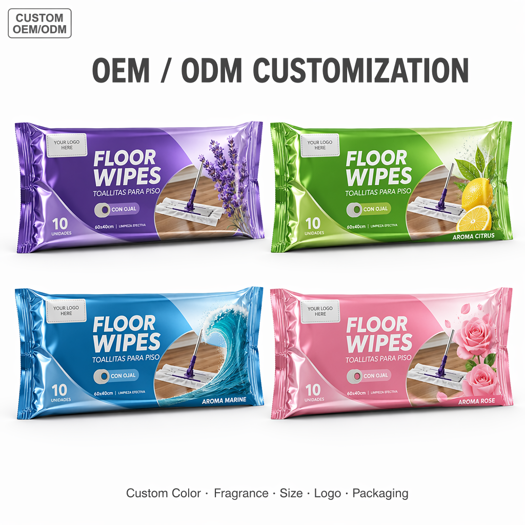 Floor cleaning wipes production line, capable of meeting custom requirements.
